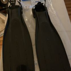 CRESSI PRO LIGHT BLACK FINS SIZE M/L