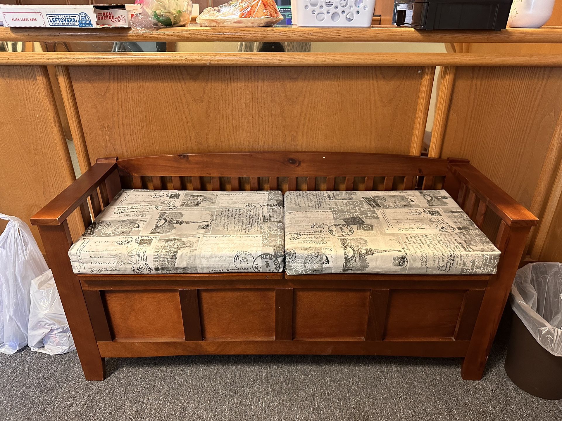 Bench with Storage
