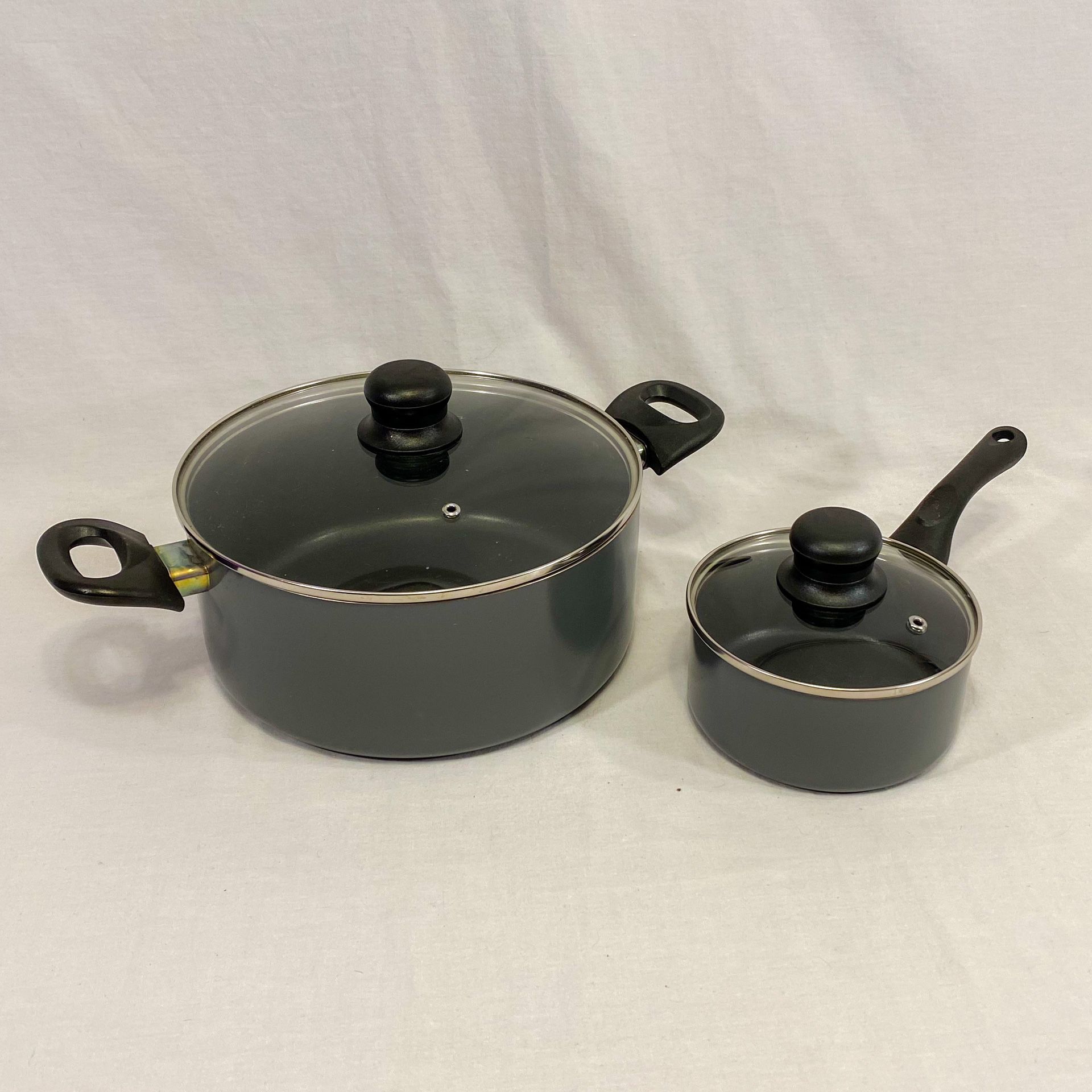Pan/Pot Cooking Set w/Glass Lids