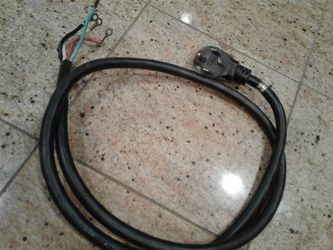 Power cord for electric range or electric dryer