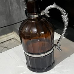 Muster Geschutzt Glass Growler Bottle 