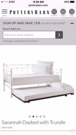 Pottery barn savannah daybed discount