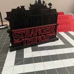 Stranger Things 3D Printed Logo Desk Stand