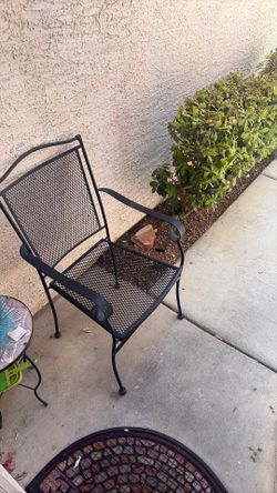 Iron chair