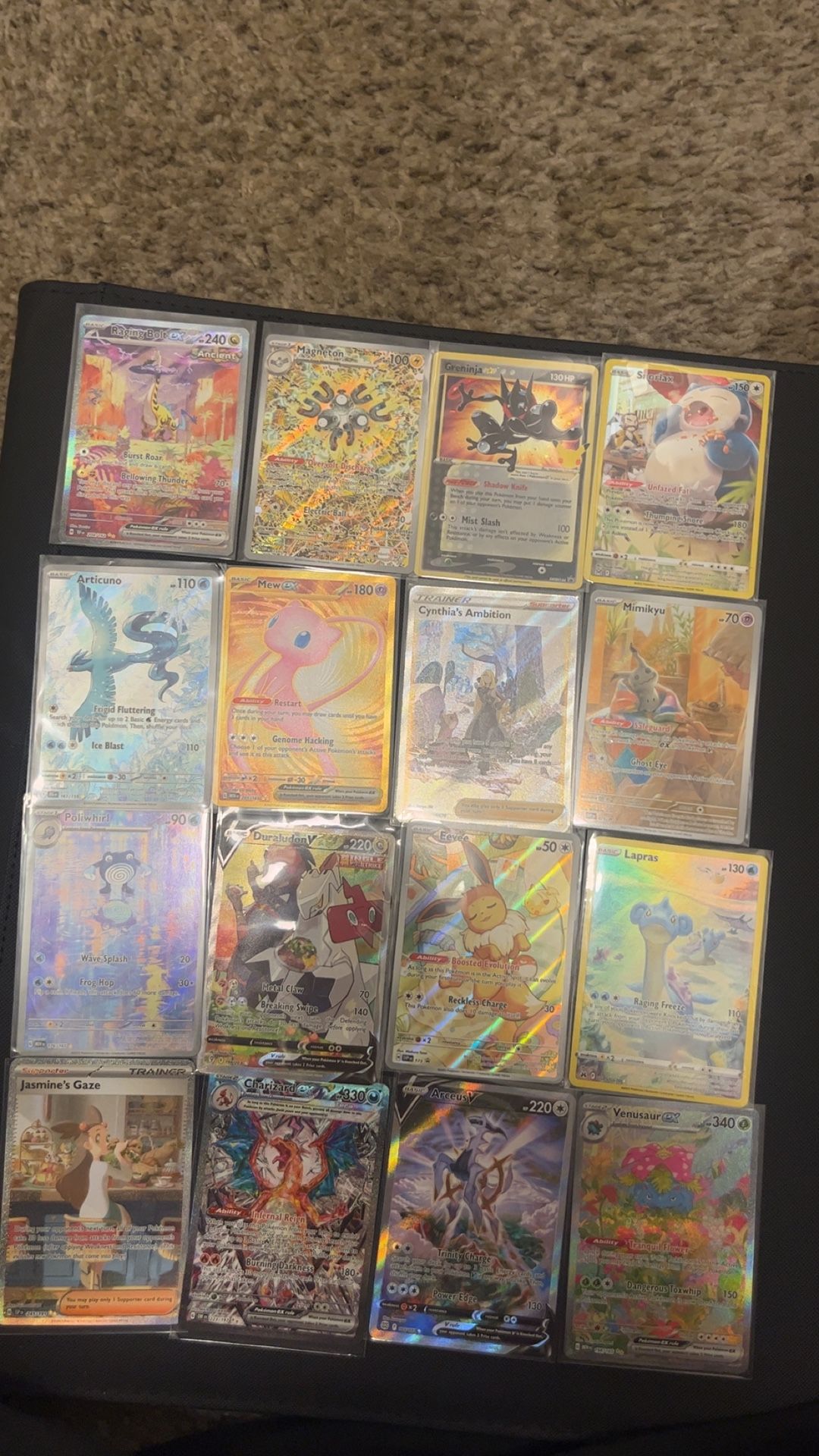 Pokémon: Near mint cards