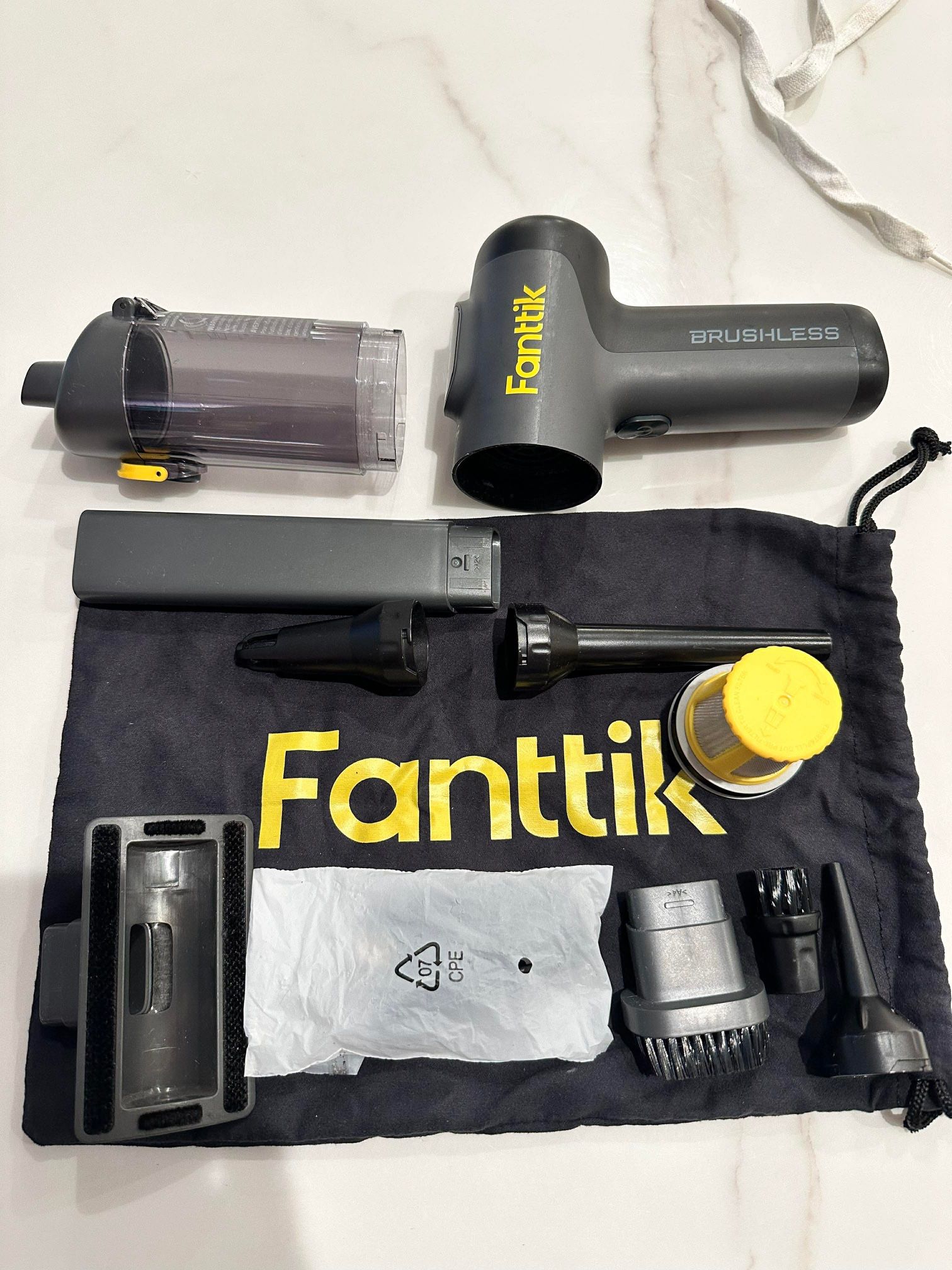 Cordless handheld vacuum cleaner (fanttik x100mix)