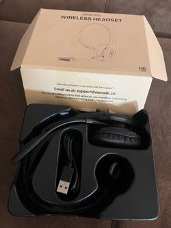 Headset, New Blue Wireless, 55-hrs, See Photos.