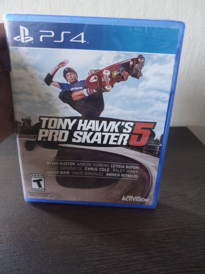 2015 Tony Hawk Pro Skater 5 Playstation 4 New Factory Sealed 