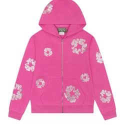 Denim Tears Pink Zipup
