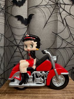 Betty Boop Motorcycle Cookie Jar
