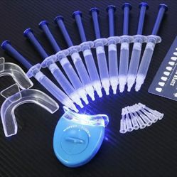 Cold Light Tooth Whitening Kit LED Blue Tooth Whitening System 10 Oral Gel Kit Teeth Whitening Agent Tools