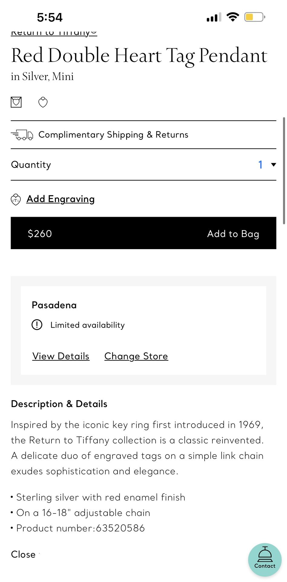 Tiffany And Co Sterling Silver Necklace Wore It A Couple Of Times