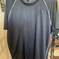Men. ..Black and Gray Adidas Shirt 