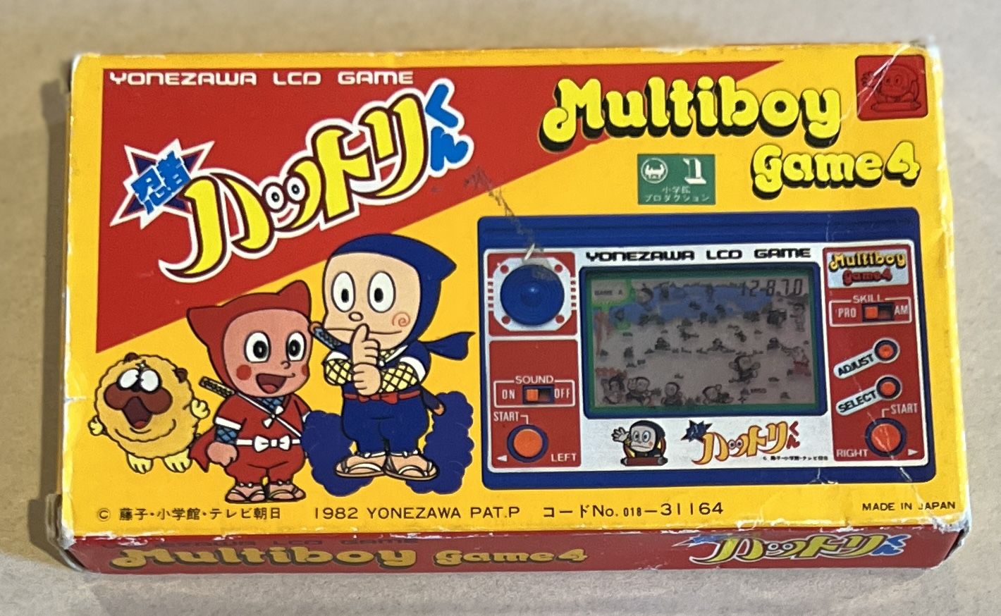 Ninja Hattori KUN Vintage RARE 1982 YONEZAWA LCD game (Good Condition)