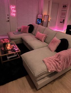 Grey sectional 6 seater