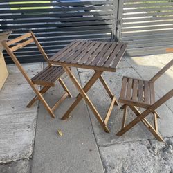 Folding Set Outdoor Table and Chairs