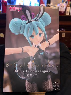 FuRyu Prize Hatsune Miku BiCute Bunnies Figure Black Bunny