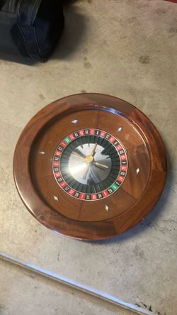 AE-USA 19” SOLID MAHOGANY ROULETTE WHEEL