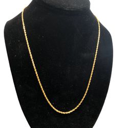 14 KT Rope Yellow Gold Chain #42148-1
