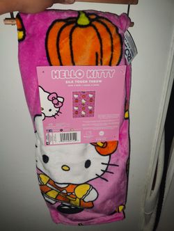 Hello Kitty Halloween Silk Touch Throw Blanket