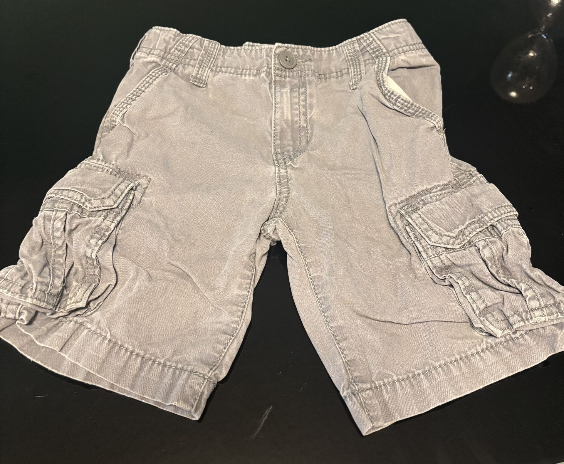 Gray Cargo Shorts Boys OshKosh Sz. 6