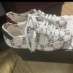 Men Original Gucci White Sneaker 