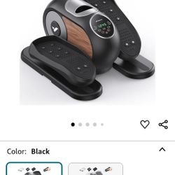 MERACH Under Desk Elliptical, Ellipse Leg Exerciser Electric as Seen on TV for Seniors with Remote Control & 12 Adjustable Speeds, Quiet Portable Seat