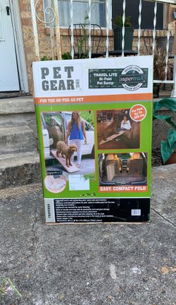 NEVER USED!!! On-The-Go pet folding ramp!