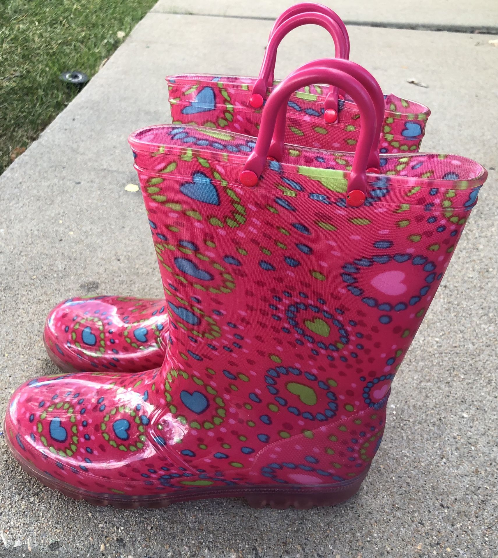 Girls Light Up Rain Boots 