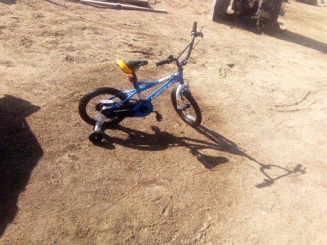 Kids Bike With Training Wheels 