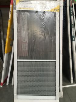 36x80 or 32x80 hinged screen door