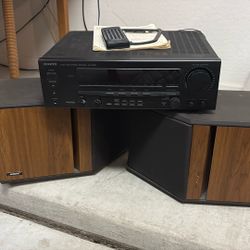 Kenwood Stereo And Bose Speakers 