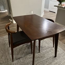Solid Wood Dining Table & Chairs 