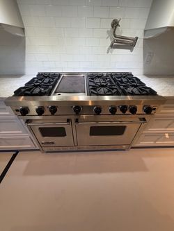Viking Professional Stainless Steel Dual-Oven Gas Range