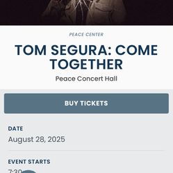 Tom Segura Tickets - TONIGHT!!!