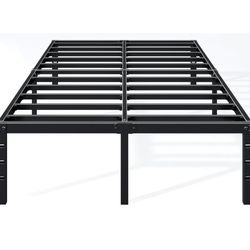 Queen Size Bed Frame 16" With Mattress 
