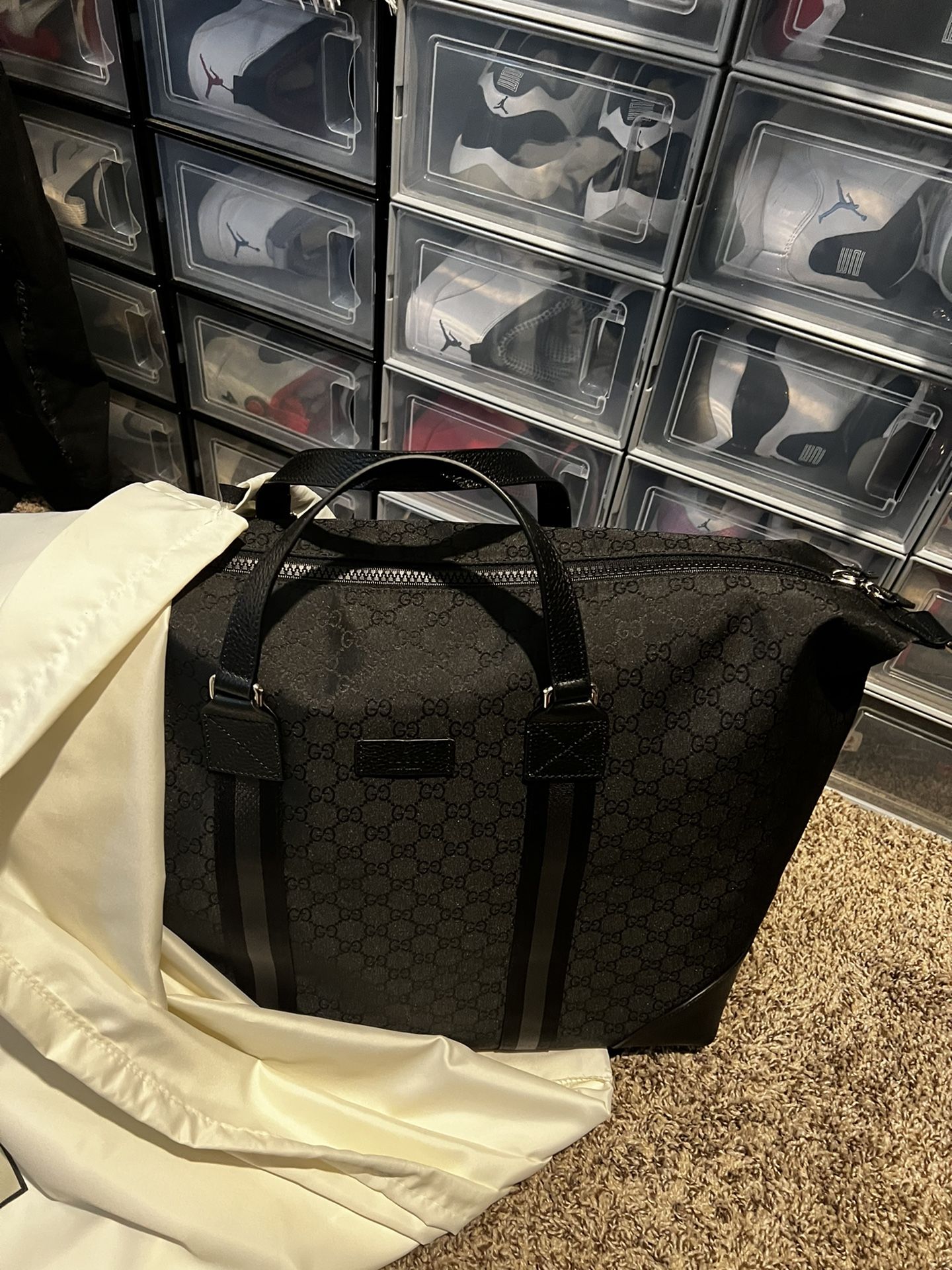 Gucci Supreme Duffle Bag