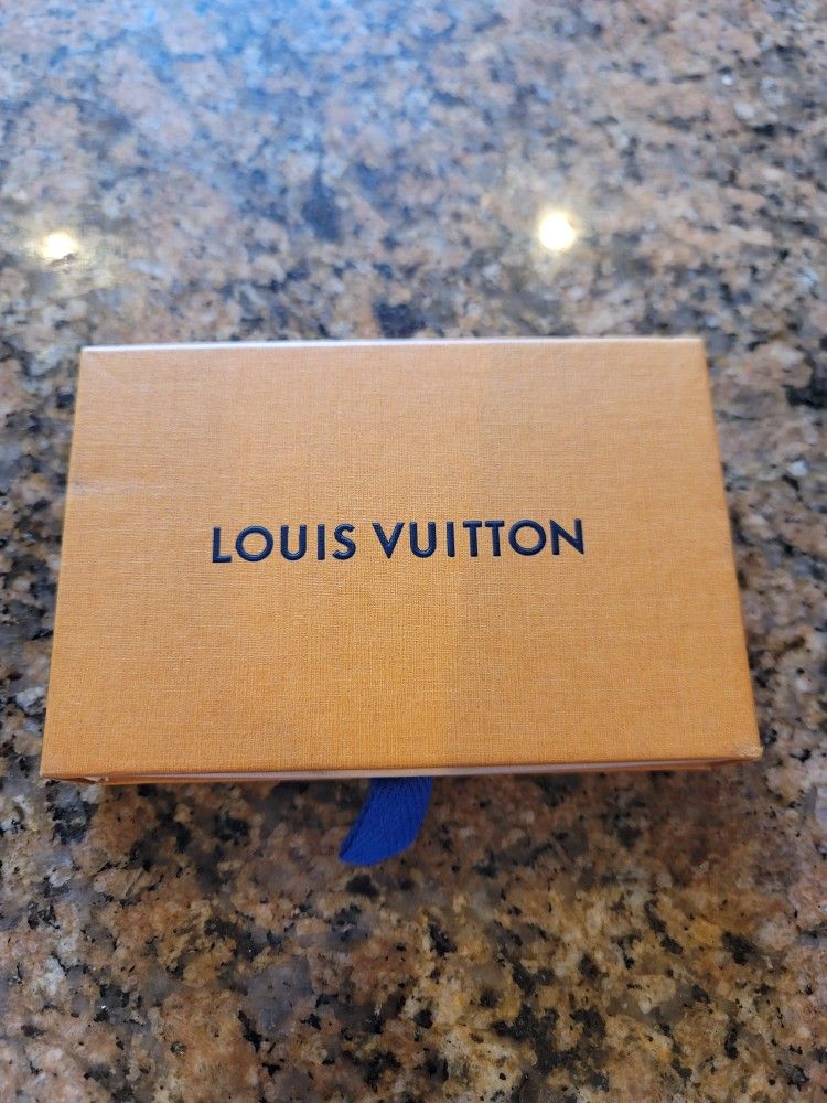 Louis Vuitton Pince Card Holder With Bill Clip Damier Cobalt in