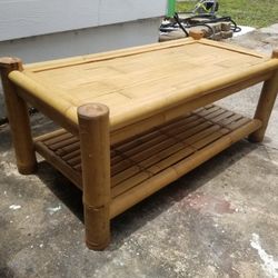 Vintage Bamboo coffee Table Base 