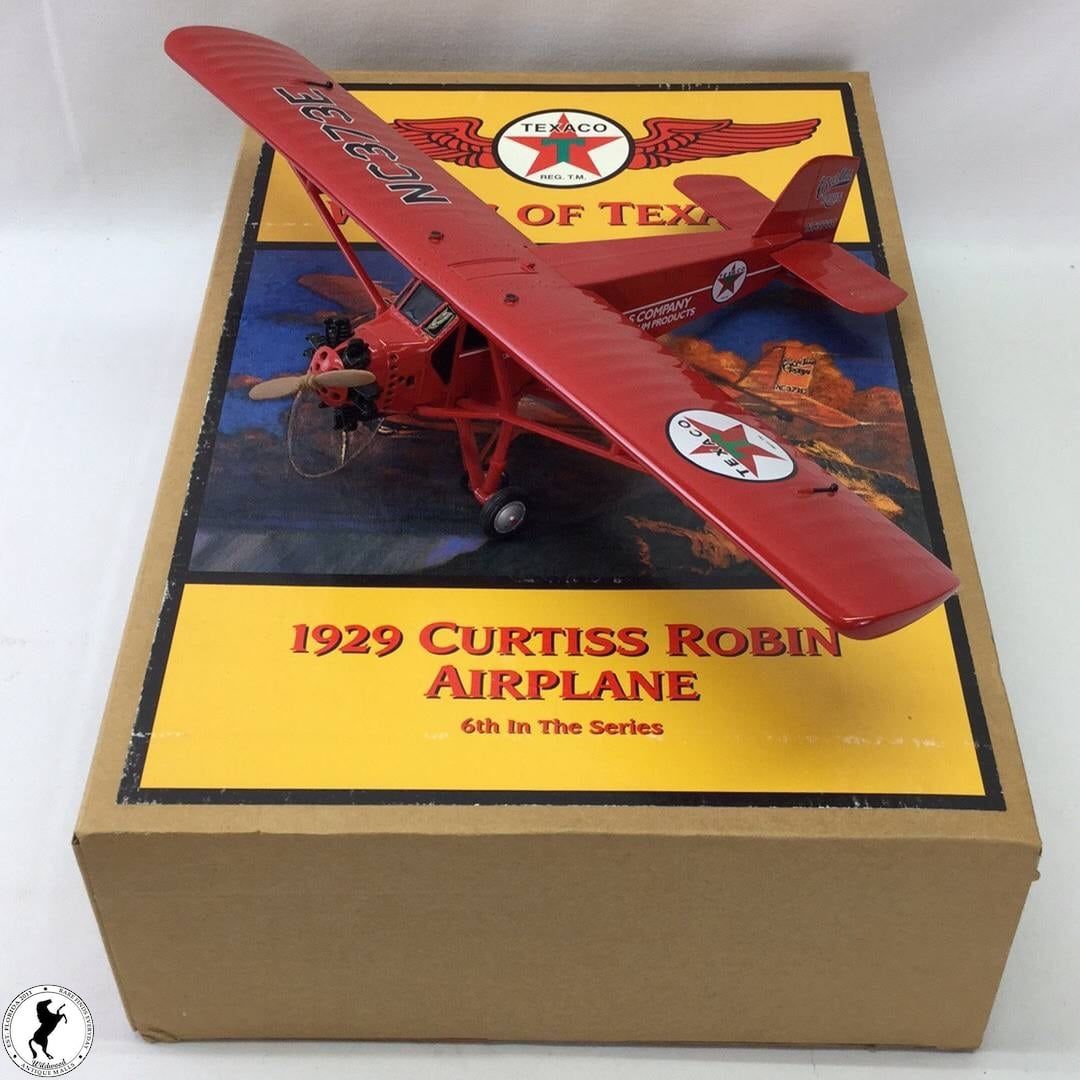 1929 Curtiss Robin Airplane Wings of Texaco