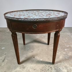 Henredon Vintage Louis XVI Bouillotte side occasional table