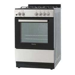 Danby 24” Gas Range Four Burner Stainless Steel 