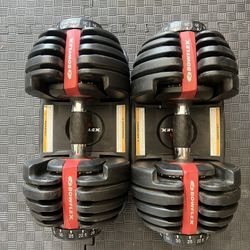 Bowflex Adjustable Dumbells (5-52.5lbs) 