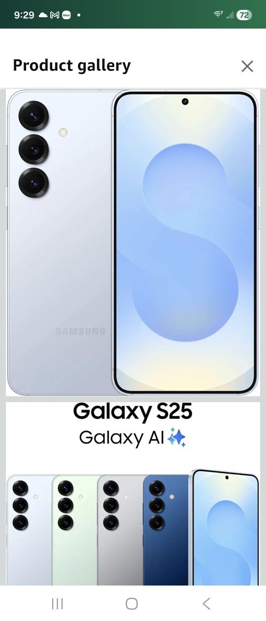 Sealed New In Box Samsung S25 Icy Blue