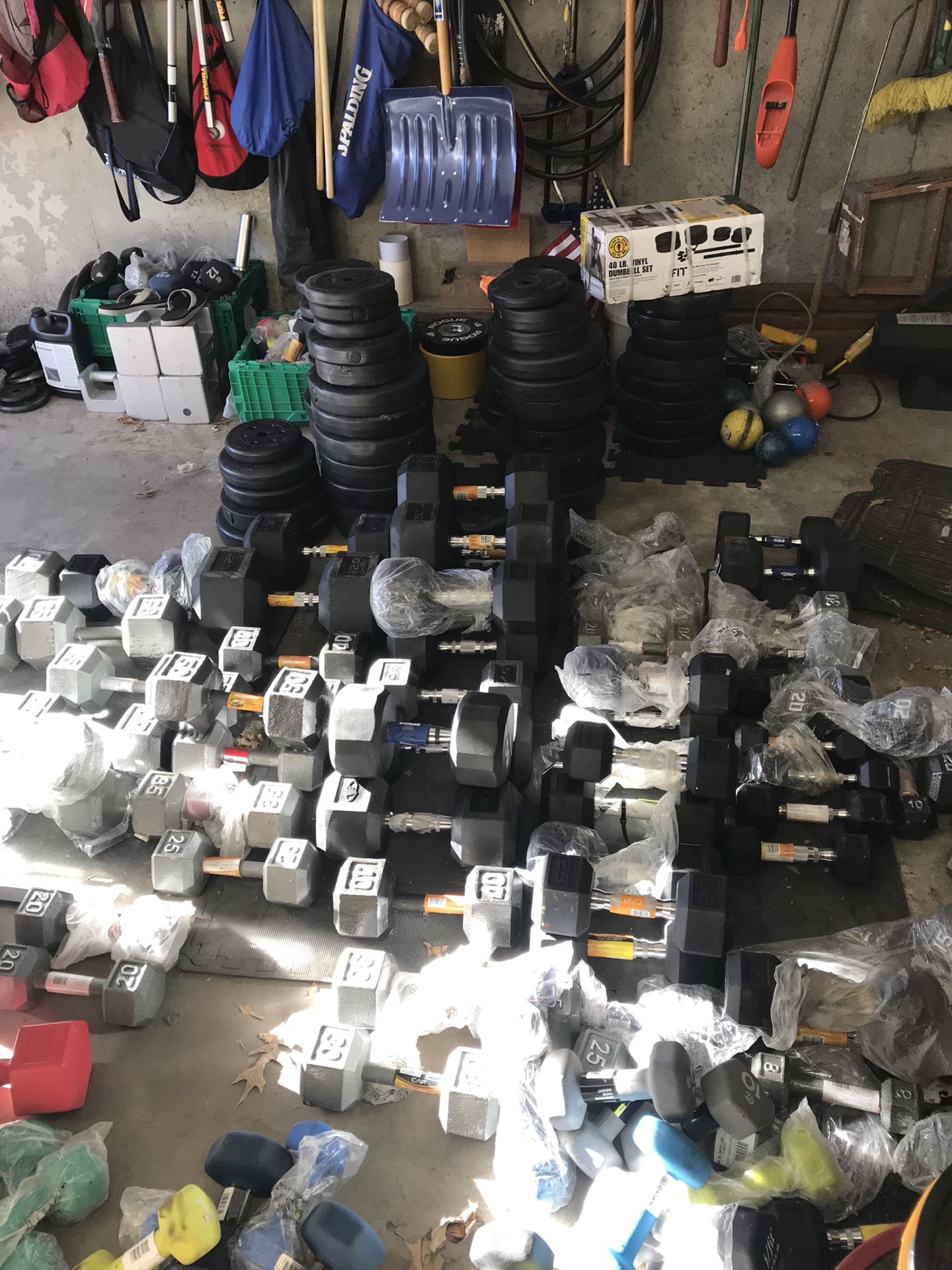 Fitness Equipment: Dumbbells, Kettlebells, Plates, Medicine Balls, Barbells