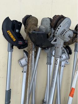 14 DeWalt String Trimmers + 1 DeWalt Edger – Parts or Repair – Tool Lot