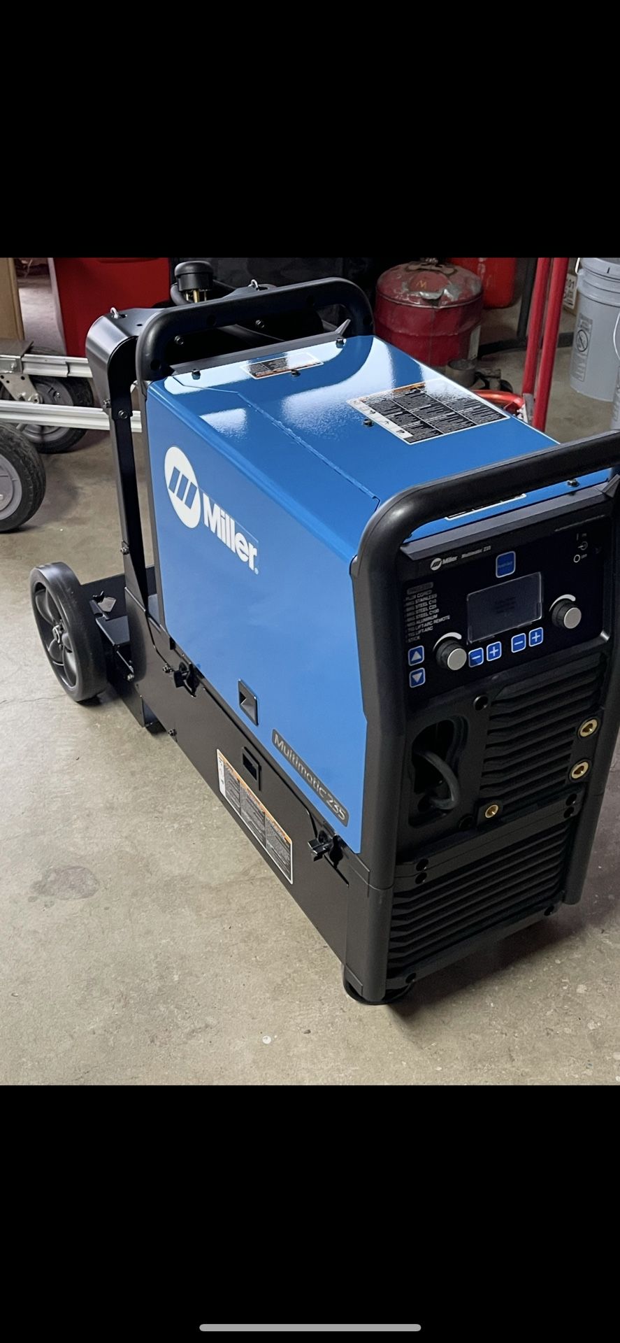 Welder Multimatic 235 Tig Package Dual Cylinder Running Gear