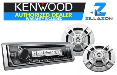 kenwood marine packege (stereo with 6.5 inch speakers)