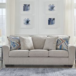 Sofa & Oversized Ottoman - Matching Set