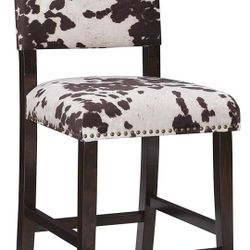 There are 6 Udder Madness Corey Counter Stool, 19"W x 22.25"D x 38.75"H, Manhattan Stain still in boxes 400.00 for all 6 stools.